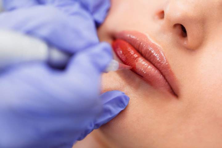 Maquillage permanent lèvres Franois